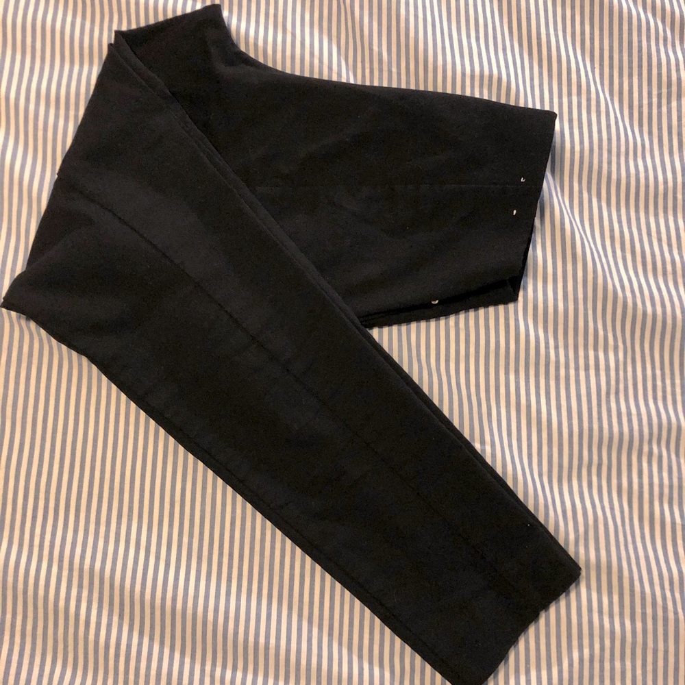 Black CK women’s work pants. No zipper.